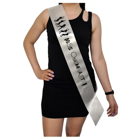 Szarfa ECRU Osiemnastka Miss osiemnastki